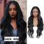 Fashionable wig women's front lace black wavy hair wig, ORN09