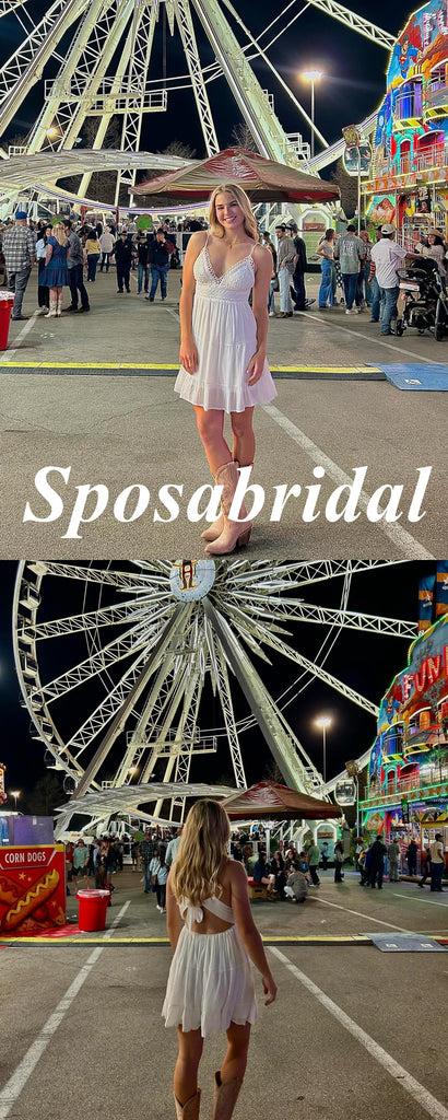Sexy White Chiffon And Lace Spaghetti Straps V-Neck Sleeveless A-Line Mini Dresses/ Homecoming Dresses, PD3599