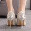 Crystal Heel Prom Evening Rhinestone Bridal Bridesmaid Shoes Evening Shoes