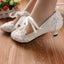 Strappy White Flat Wedding Shoes Evening Shoes