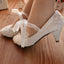 Strappy White Flat Wedding Shoes Evening Shoes