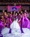 Sexy Soft Satin One Shoulder Sleeveless Side Slit Mermaid Floor Length Bridesmaid Dresses, BD3298