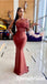 Sexy One Shoulder Sleeveless Mermaid Floor Length Bridesmaid Dresses, BD3386