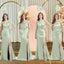 Mismatched Mermaid Sage Sexy Elegant Mermaid Long Bridesmaid Dresses, BD3396