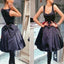 Black bowknot simple lovely Disney homecoming prom gown dress,BD0030 - SposaBridal