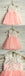 Pink Top Lace Sleeveless Lovely Short Soft Flower Girl Dresses, Junior Bridesmaid Dresses, FG086