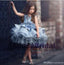 Blue Short Cute Best Sale Soft New Unique Flower Girl Dresses, Popular Little Girl Dresses, FG100 - SposaBridal