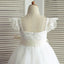 Tulle Lace Backless Flower Girl Dresses, Lovely Tutu Dresses, FGS009