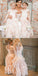 A-Line Round Neck Pearl Pink Unique Design Cap Sleeves Flower Girl Dresses, Fashion Little Girl Dresses, FG102 - SposaBridal