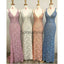 Affordable Mermaid V-Neck Full Lace Elegat Prom Dresses PD2005
