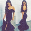 Off shoulder Mermaid Side Slit Sexy Party Cocktail Evening Long Prom Dresses Online,PD0168