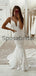 Charming Mermaid Unique Lace Vintage Tight Elegant Wedding Dresses WD0439