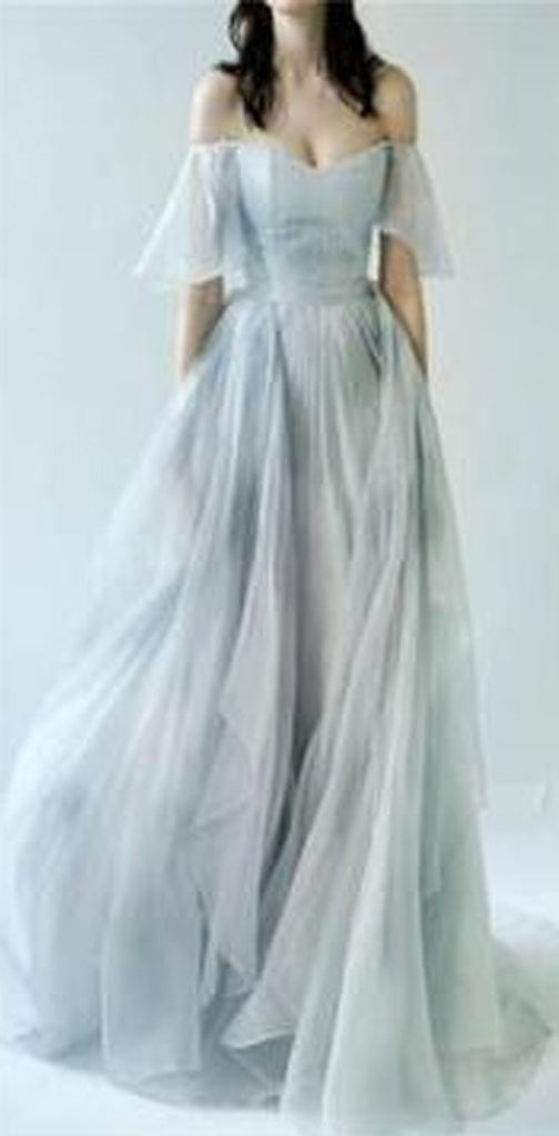 Charming Off Shoulder Unique Design Most Popular Long Prom Dresses ,Bridal gowns ,PD0728