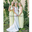 Cheap Pastel Yellow Chiffon Popular Long Bridesmaid Dresses WG790