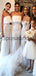 Ivory Mermaid Unique Elegant Long Bridesmaid Dresses WG881
