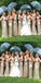 Charming Sequin Mermaid V-Neck Sparkly Gorgeous Short Long Romantic Bridesmaid Dresses, WG130 - SposaBridal