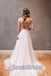 Spaghetti Straps Simple Tulle and Lace Cheap Zipper back  Wedding Dresses, beach wedding dresses,  PD0561