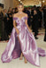 Charming Colorful Shiny Off Shoulder Ball Gown Fashion Prom Dresses, PD3508