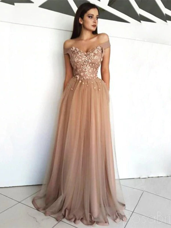 Off Shoulder Long Beautiful Gorgeous High Quality Modest Hot Sale Prom Dresses Online, PD0805