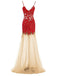 long black red blue formal elegant unique evening dress Prom Dress, Party gown, PD0323