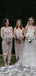 Spaghetti Straps Short Modest Elegant Bridesmaid Dresses WG784