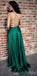 Spaghetti Straps Long Simple Cheap Soft Elegant Modest Long Prom Dresses, PD1280