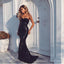 Sparkly Mermaid Elegant Black Sequin Prom Dresses, Unique Design Evening Dress, PD1294
