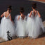 White Scoop Cute Lovely Affordable New Flower Girl Dresses, Junior Bridesmaid Dresses, FG126