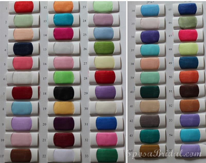 Organza Color Fabric Swatches
